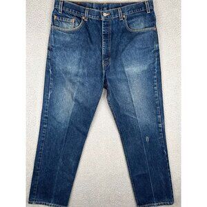 Vintage Levis 505 Jeans Mens 38x30 (34x31) Blue Denim Regular Fit Straight Y2K
